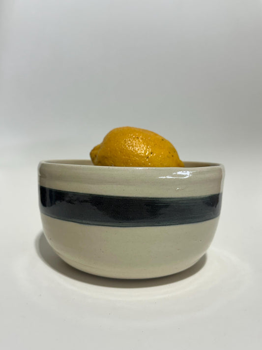 Striped Bowl Round Planter