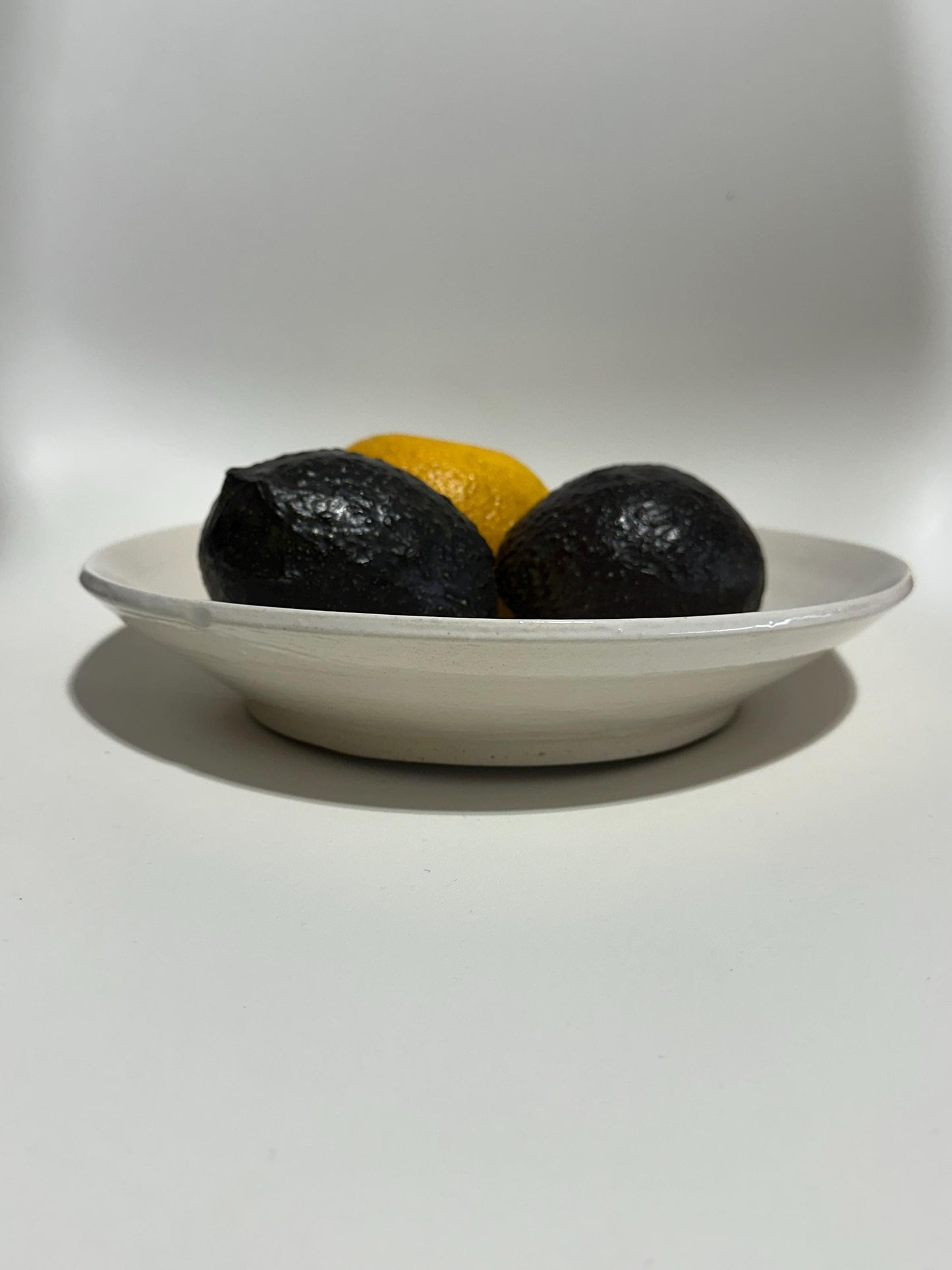 Petite White Fruit Bowl