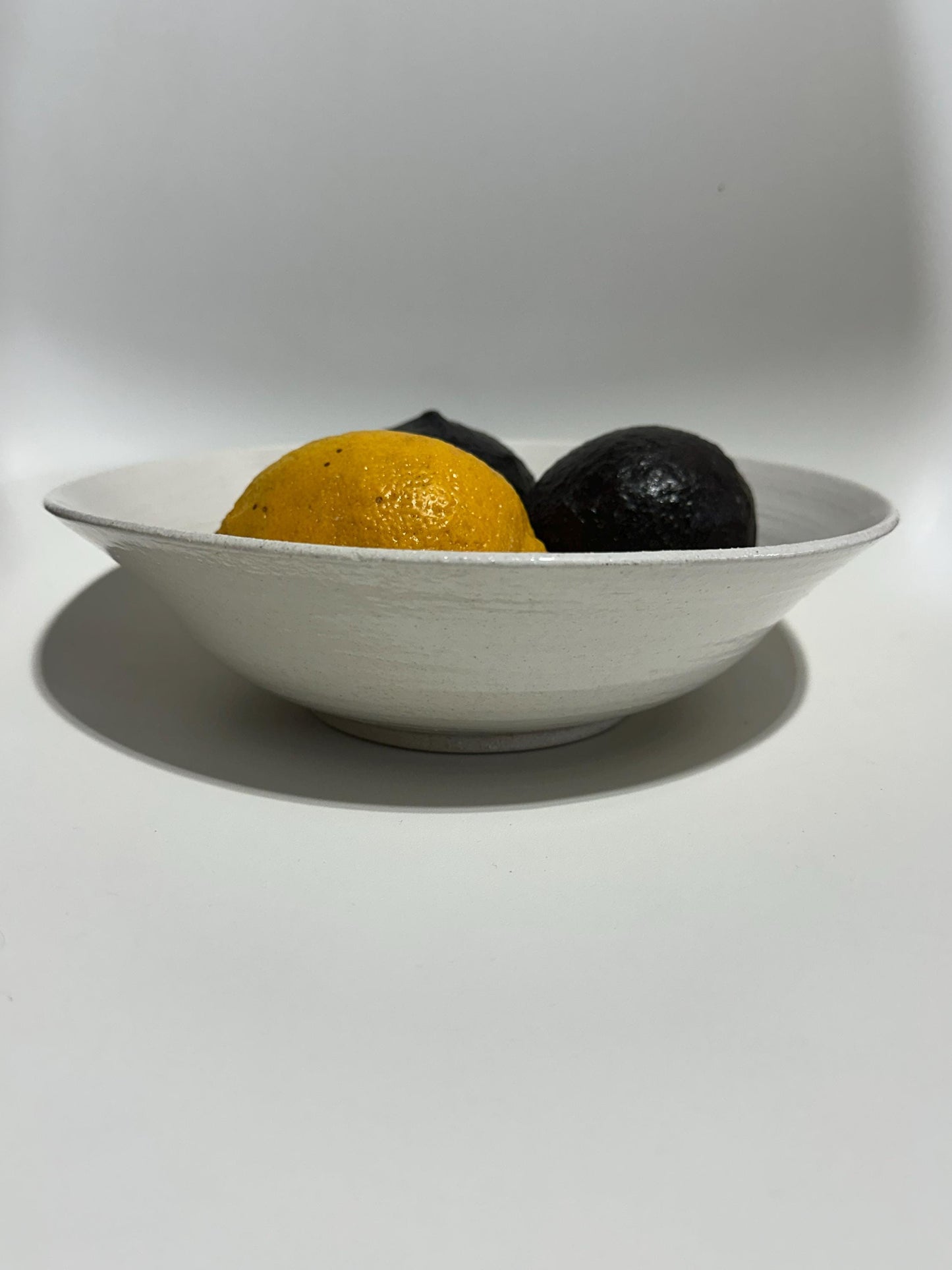 Petite White Fruit Bowl