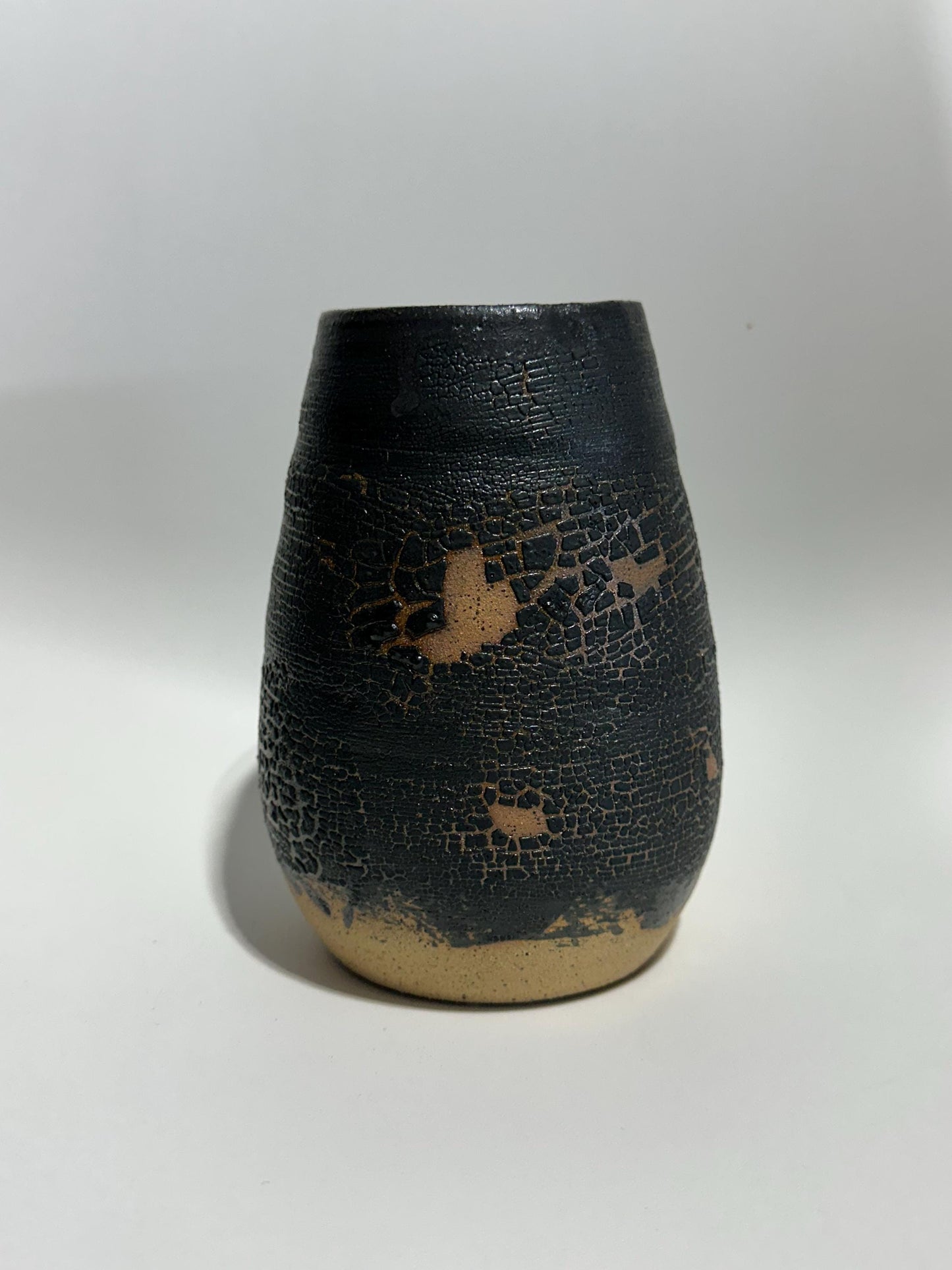 Black Crackle Glaze Vase