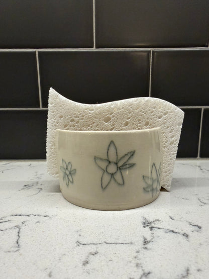 Flower Pattern Sponge Holder