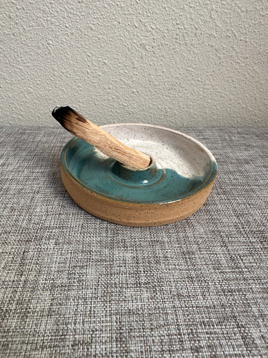 Blue & White Palo Santo Incense Dish