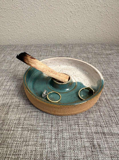 Blue & White Palo Santo Incense Dish