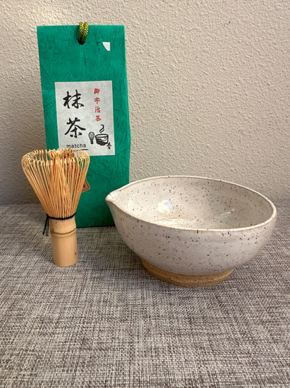 Matcha Bowl with Spout