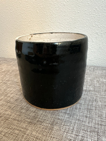 Black & White Carved Planter