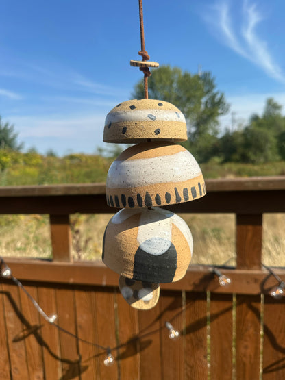 Speckled Ceramic Windchime Mobile