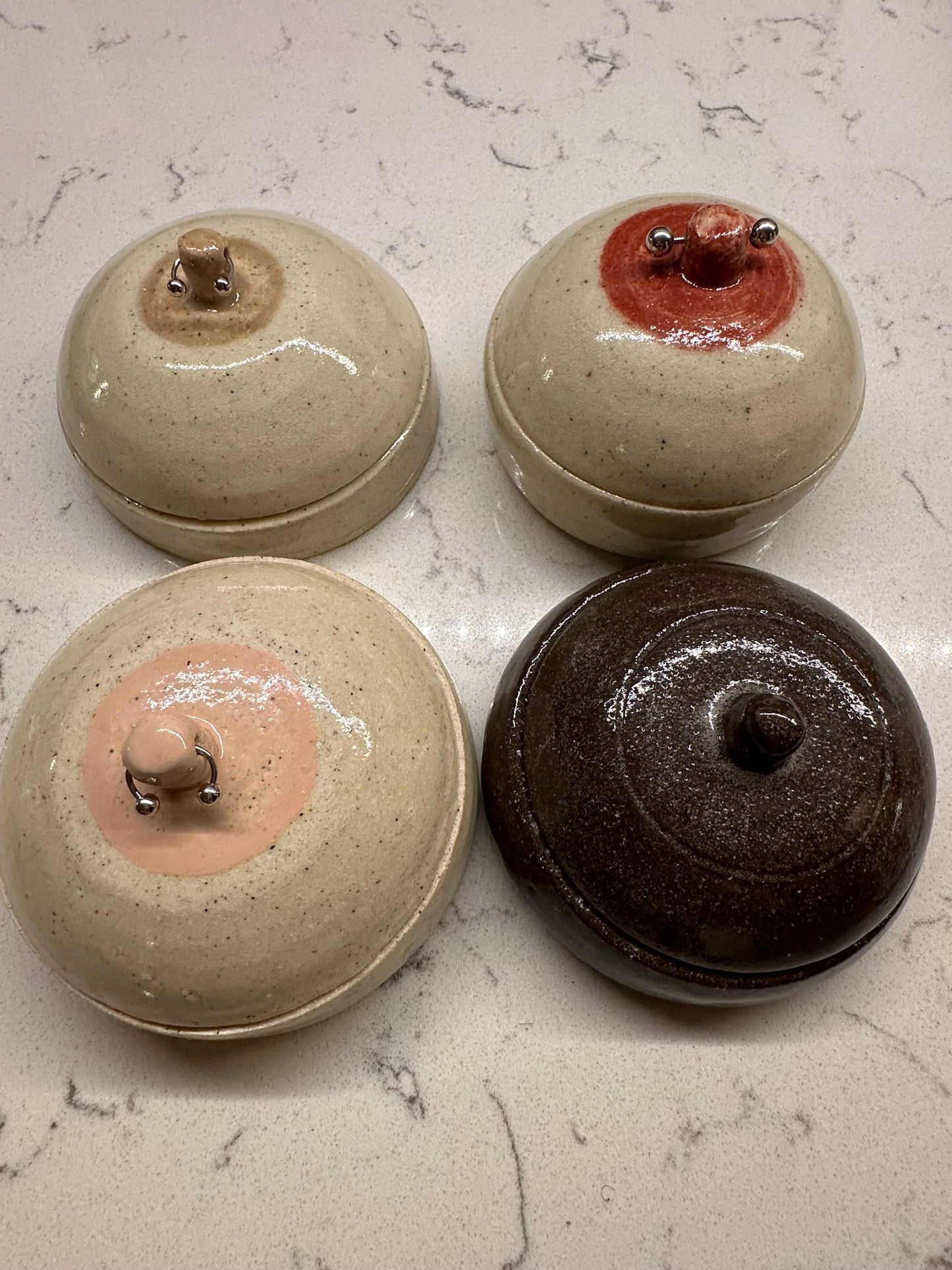 Boob Jar Pierced Nipple