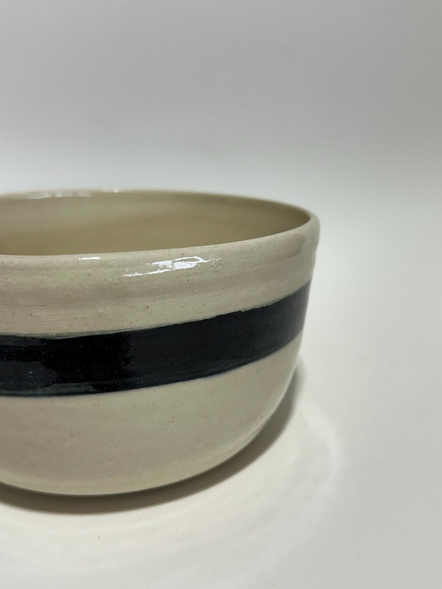 Striped Bowl Round Planter