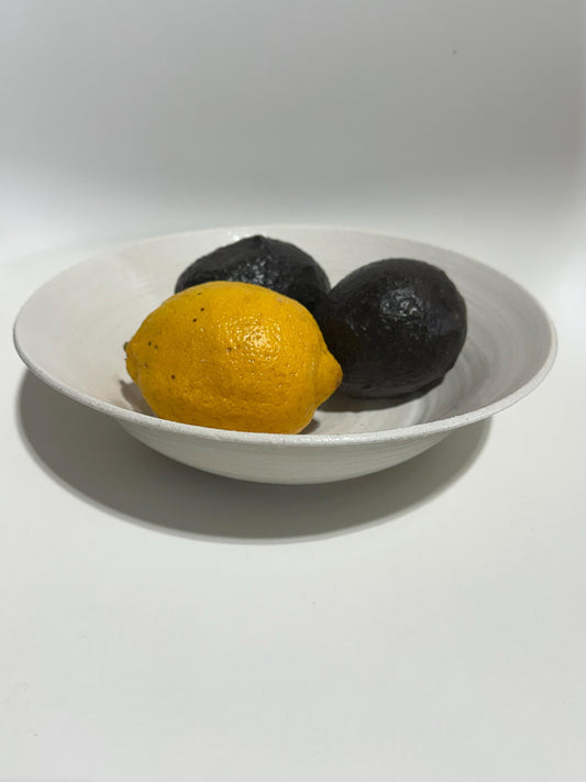 Petite White Fruit Bowl