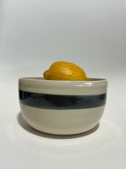 Striped Bowl Round Planter