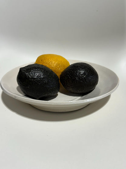 Petite White Fruit Bowl